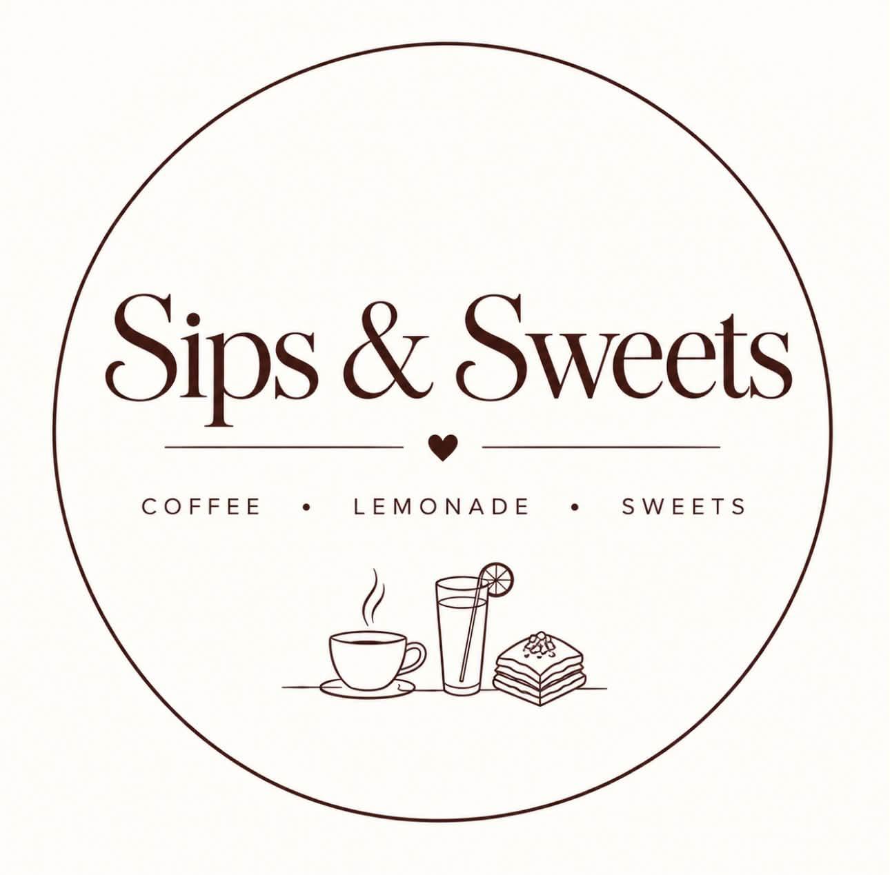 Sips & Sweets logo